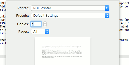 printer pdf for mac